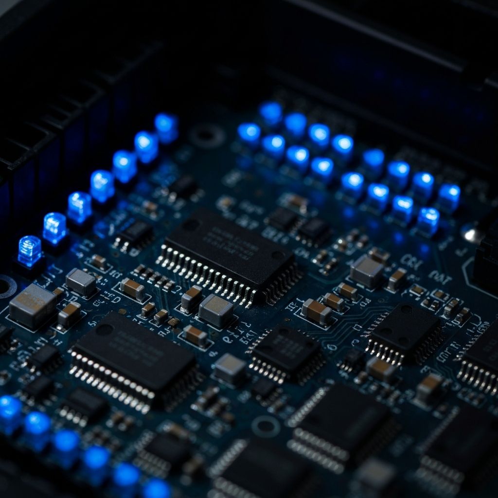 Automotive circuit board detail